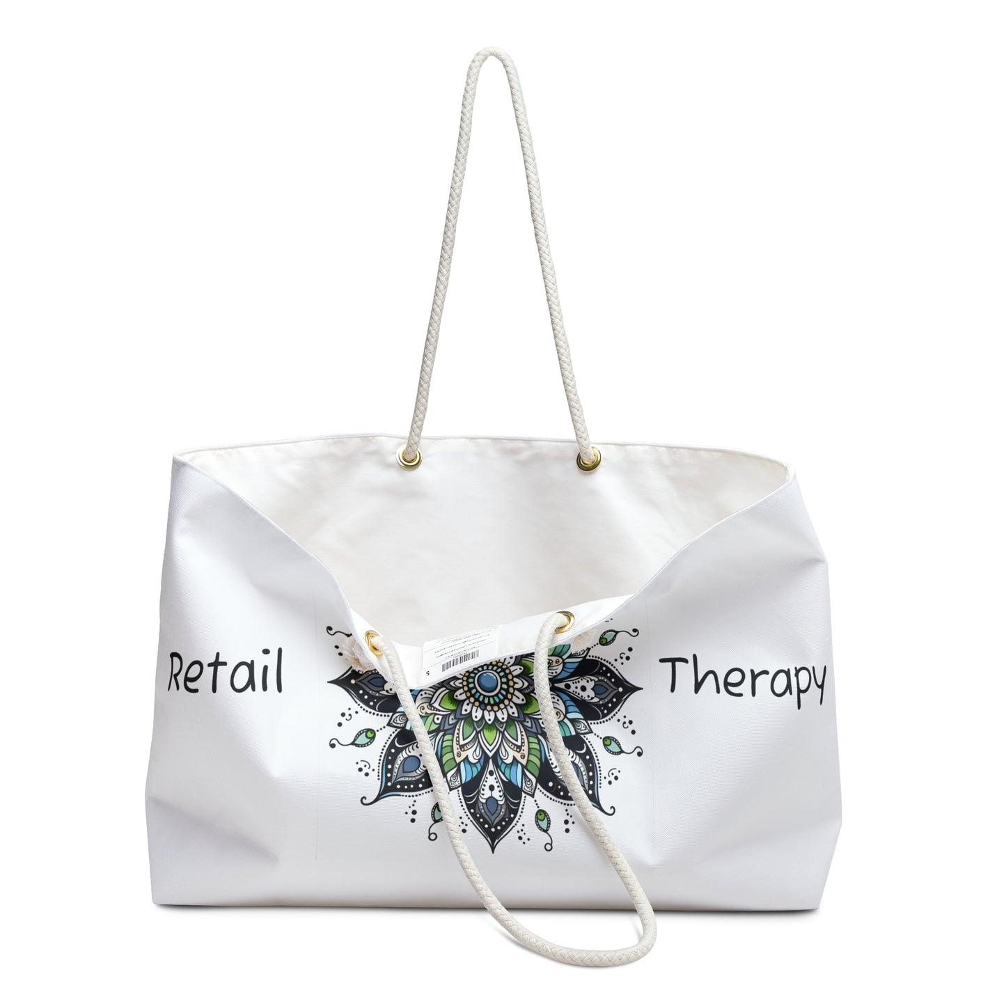 Bohemian Mandala Weekender Bag, Travel Tote