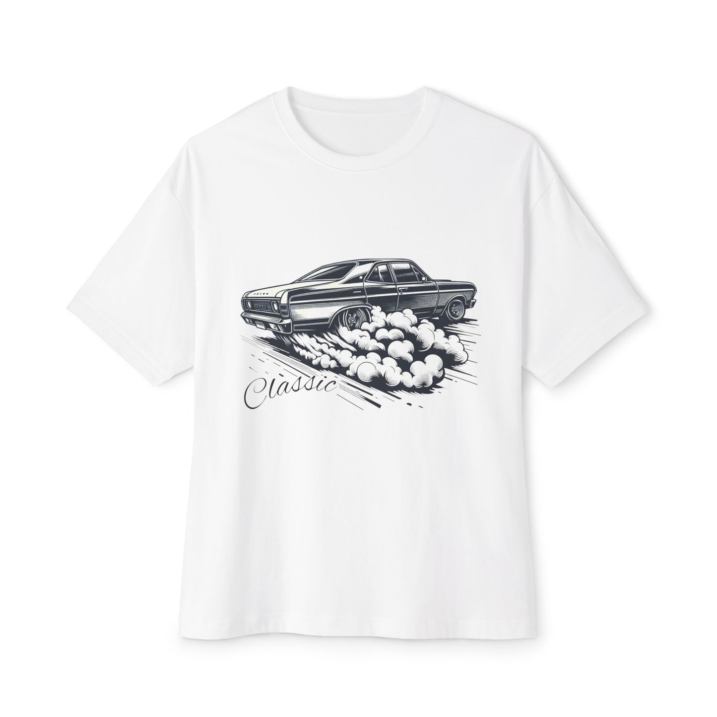 Classic Ford Car Oversized Tee