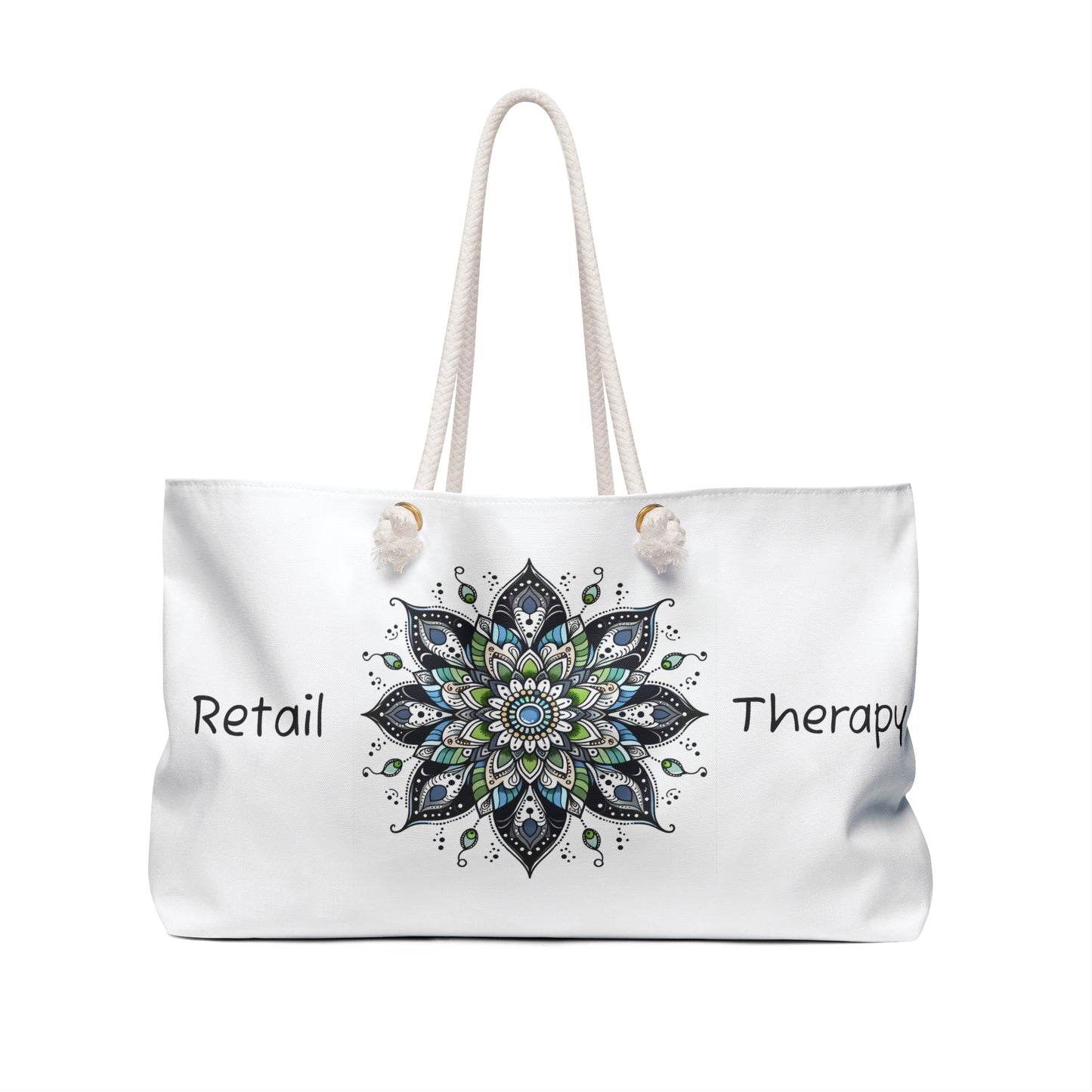 Bohemian Mandala Weekender Bag, Travel Tote