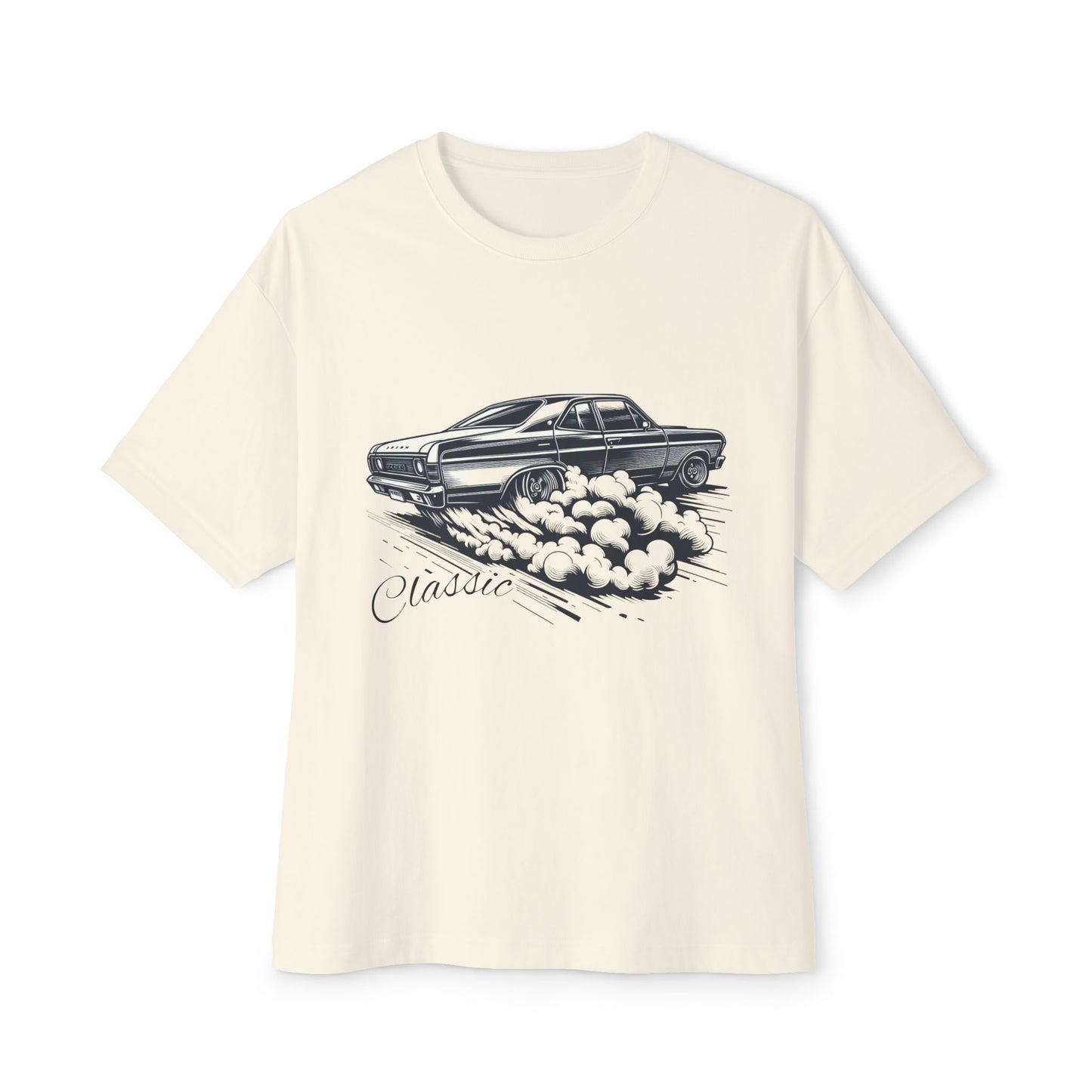 Classic Ford Car Oversized Tee