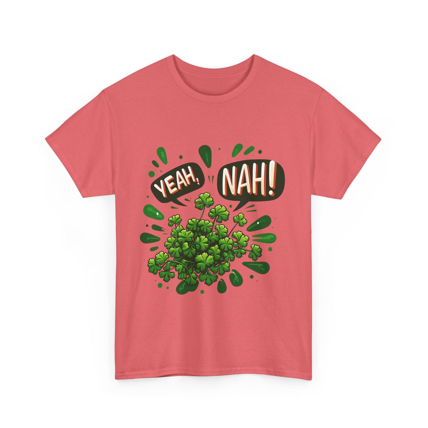 Yeah Nah to Coriander Unisex Heavy Cotton Tee