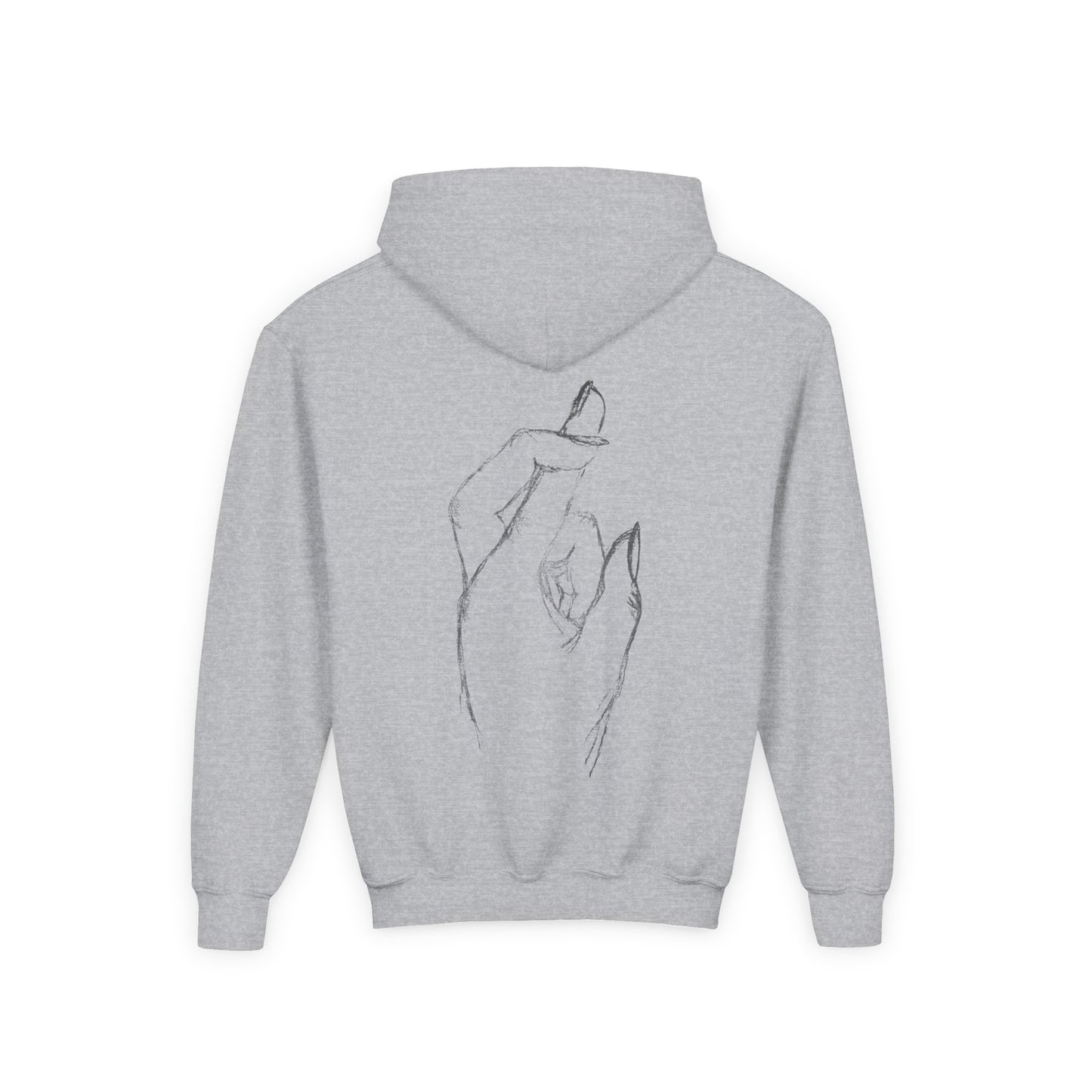 Fingers Crossed Youth Hoodie
