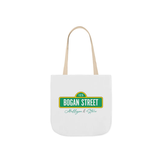 Bogan Street Canvas Tote Bag with 5-Color Straps