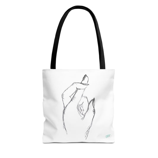 Fingers Crossed Tote Bag