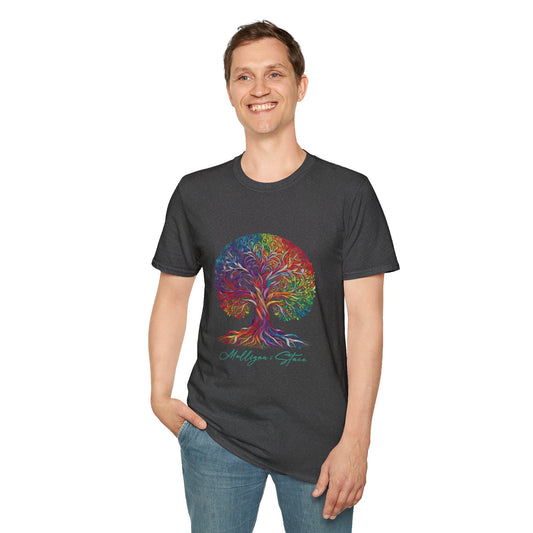 Rainbow Tree of Life Unisex Softstyle T-Shirt