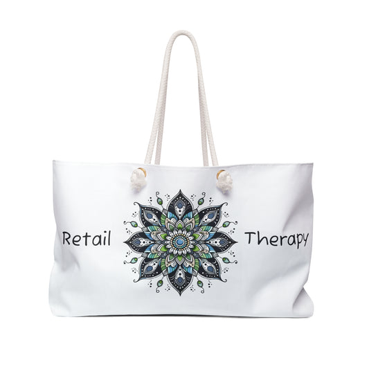 Bohemian Mandala Weekender Bag, Travel Tote