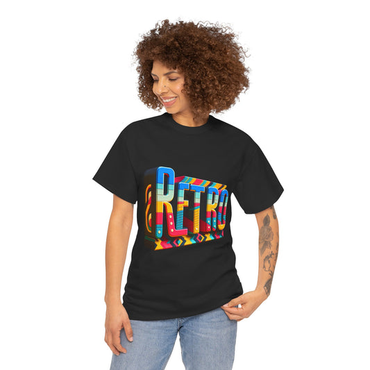 Retro Vibes Unisex Heavy Cotton T-Shirt
