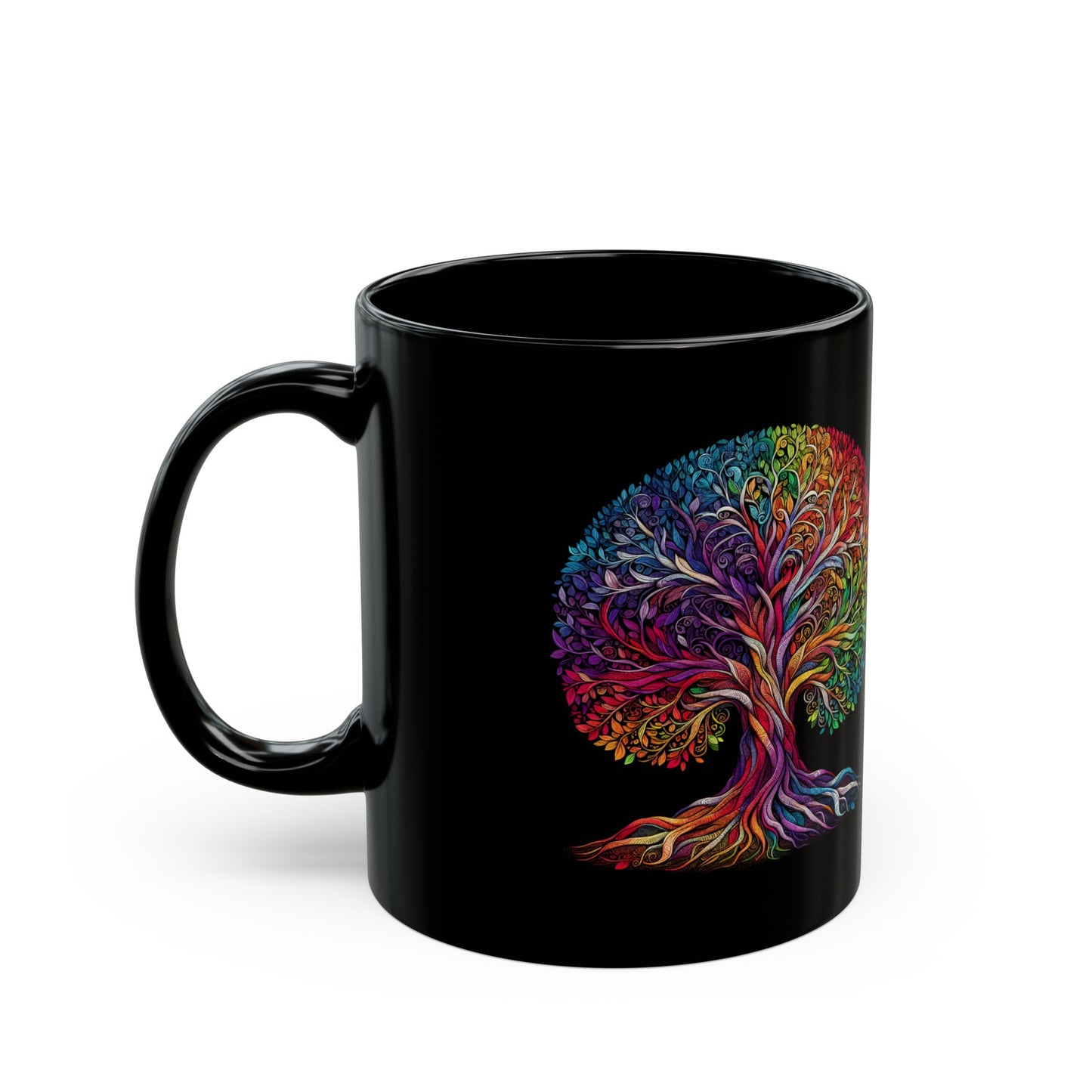 Tree of Life Black Mug - 11oz & 15oz Options